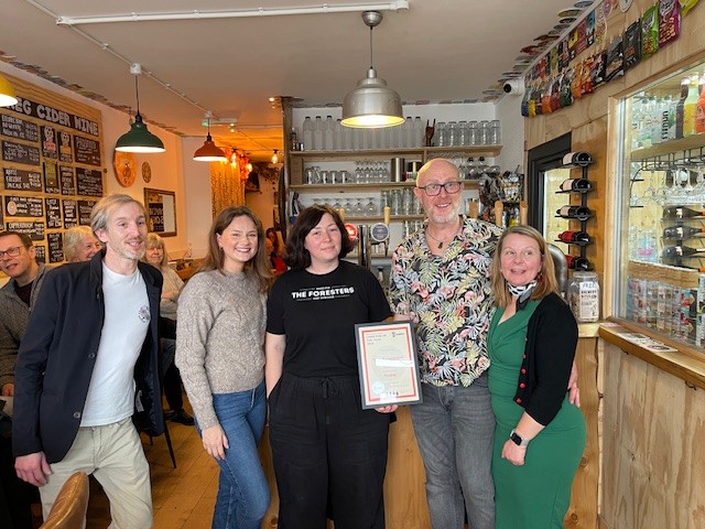 Foresters Pub of the Year Presentation