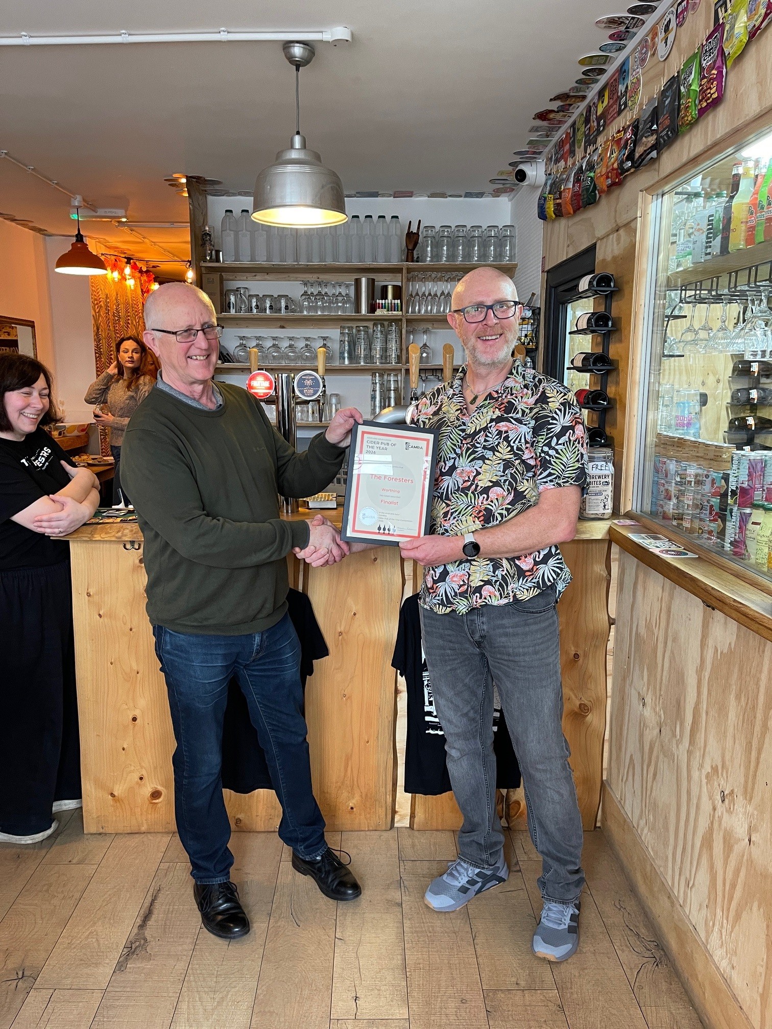 Foresters Pub of the Year Presentation