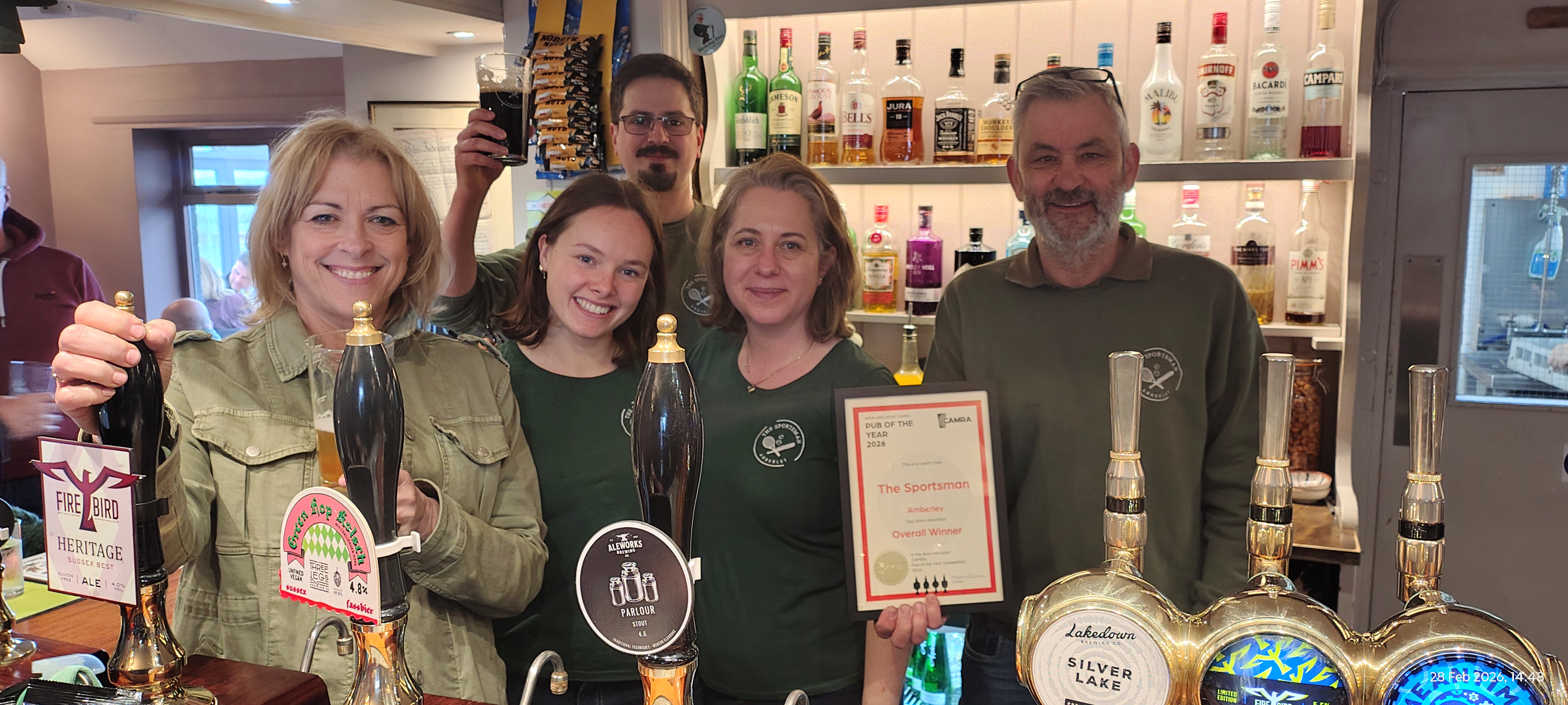 Sportsman Pub of the Year Presentation