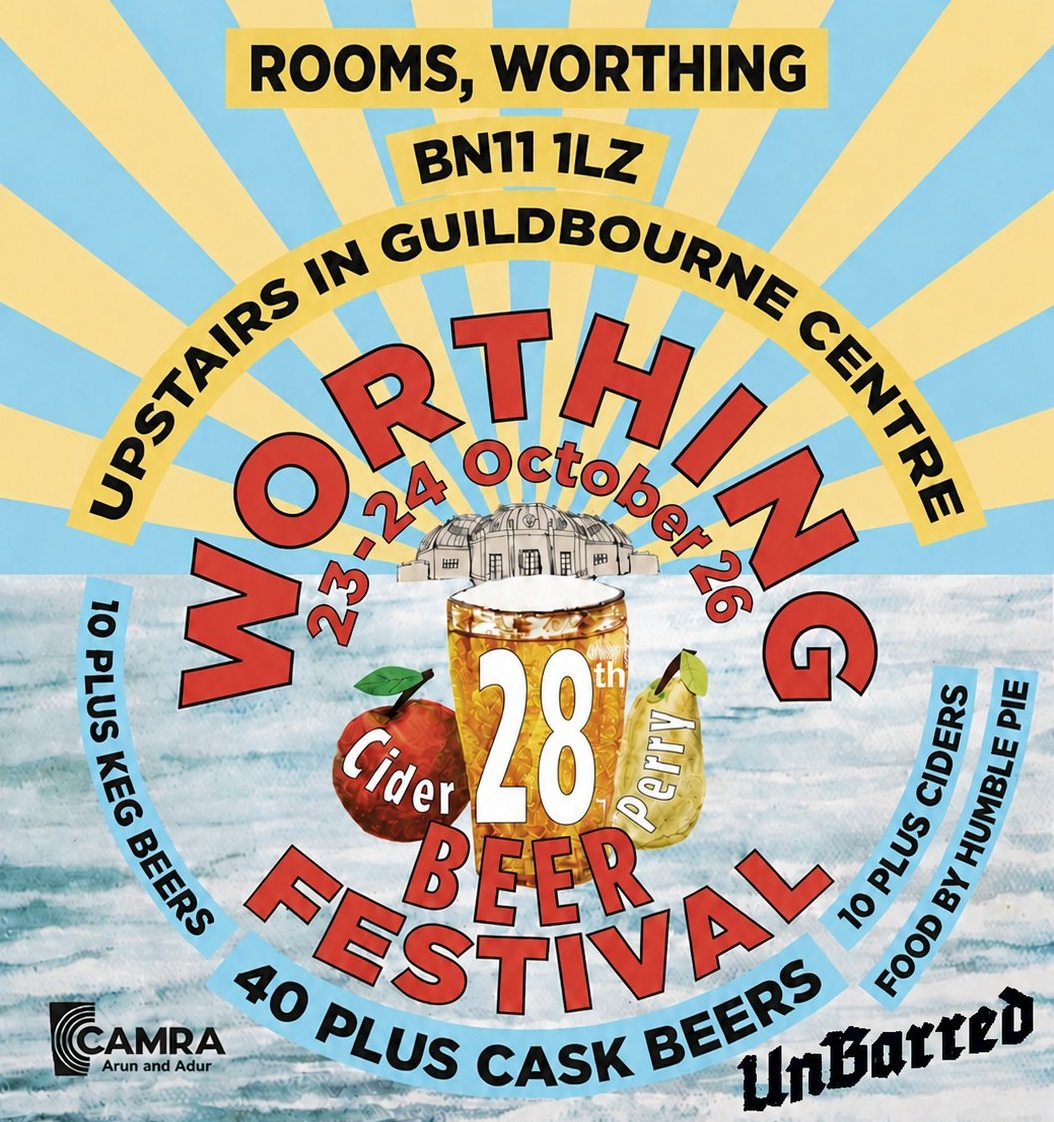 Worthing Beer Festival 2026 poster